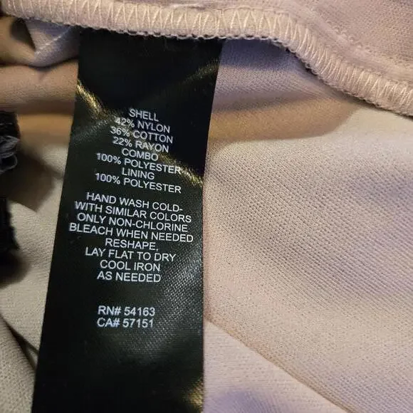 Jessica Howard JH Women's Size 10 Black Lace Shift Dress Lined Sheer Sleeves NWT - Picture 9 of 9